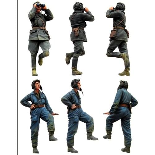 1/35 Resin Figure Model Kit Unassambled Unpainted E19