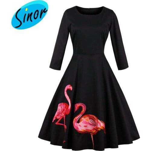 2017 autumn and winter large size womens embroidered dress 1576 banquet dress