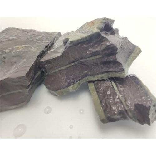 40-100g Natural Striped Inkstone Mineral Specimen Collection Ore Stone Processing Carving Materials