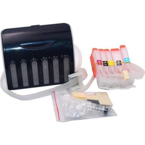 5 Color PGI-450 CLI-451 Printer Ink Ciss System for Canon MG5440 MG6340 iP7240 MX924 MG5540 MG6440 MG7140 iP8740 iX6840 Printer