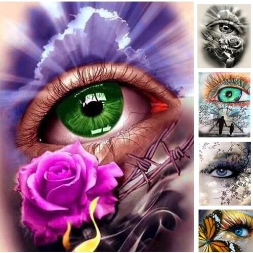 5D Diamond Art Paintings The Eyes of God Full Drills Resin Mosaic Rhinestone Diamond Embroidery Paintings Cross Stitch Kits