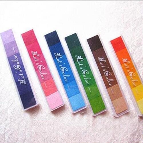 6 In 1 Antistress Stamp Finger Painting Ink Pad Drawing Educational Toys for Children Games Funny Gifts Coloring Child Creative