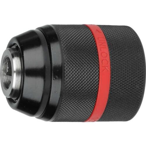 Keyless Hand Drill Chuck 1/2-20UNF Mount 2~13mm Self-tighten Drill Chuck for Multiple Purposes