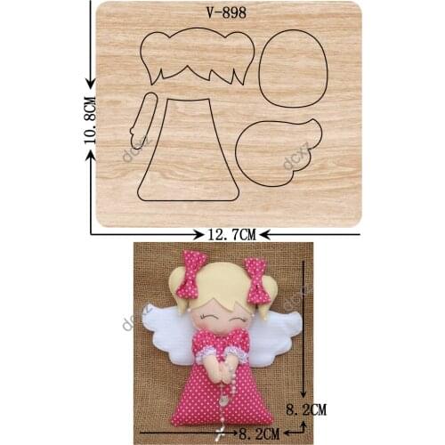 New girl wooden dies cutting dies for scrapbooking /Multiple sizes /V-898