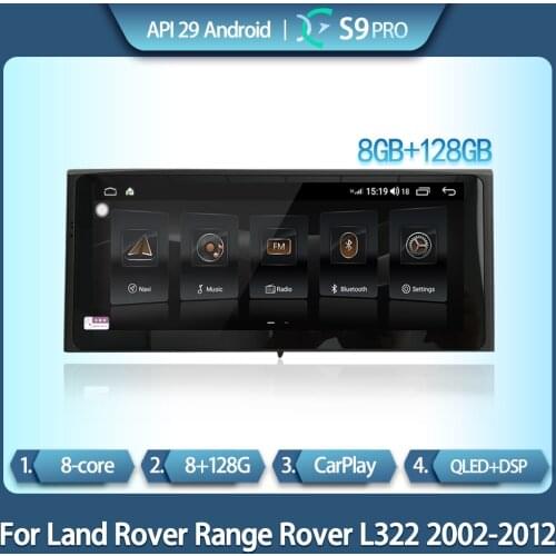 For 2002-2012 Land Rover Range Rover car intelligent multimedia video player Vogue V8 L322 radio GPS 4G version navigation