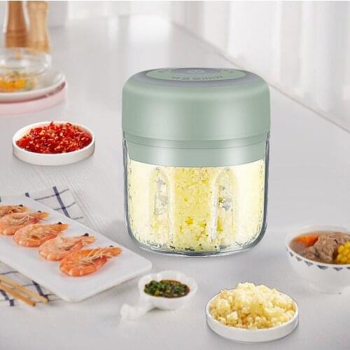 Electric Garlic Masher Mini Crusher Chopper USB Rechargeabl Sturdy Durable Vegetable Grinder Mincer Food For Kitchen Accessories