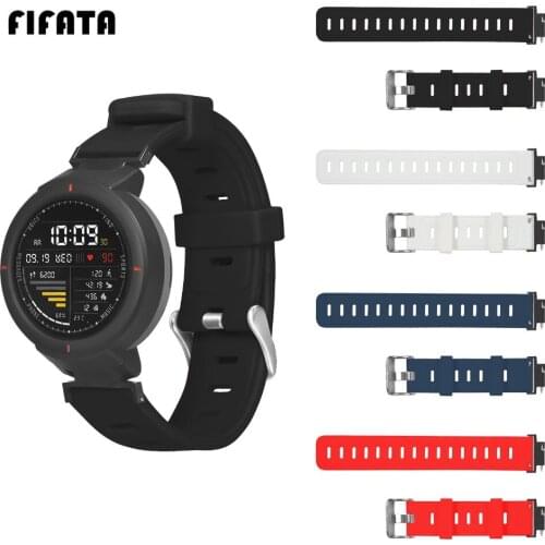 FIFATA Replacement Soft Silicone Bracelet Strap For Huami Amazfit Verge Sport Watchband Wristband Smart Watch Accessories
