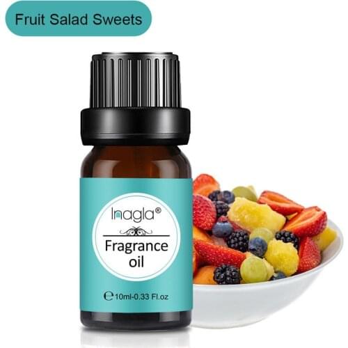 Inagla Fruit Salad Sweets Oli 10ml Fragrance Oil Natural Aromatherapy Cajeput Fennel Diffusers Massage Relieve Stress Air Fresh