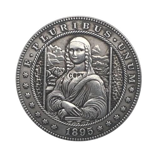 Hobo Nickel 1895 USA Morgan Dollar COIN COPY Type 88