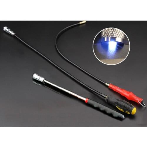 Magnetic Telescopic Bendable Extendable Long Reaching Pickup Rod Stick Hand Tool Capacity For Picking Up Nut Bolt