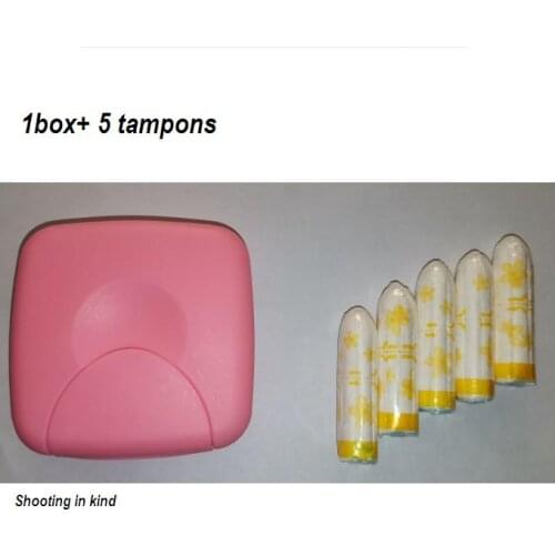 1box/5pcs menstrual tampons women sanitary napkin tampon sanitary pads during menstruation