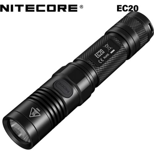 NITECORE EC20 960 Lumens XML2 T6 LED Pocket Flashlight 18650 for Outdoor Adventure Camping