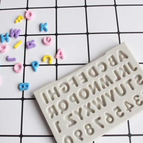 The New Letter Liquid Silicone Mold Drops The Artistic Word Modeling Tool K019