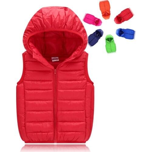 2020 New Baby Winter Clothes Korean Childrens Down Vest New Baby Down coats Kids Jackets Childrens Warm Velvet Thick Waistcoat