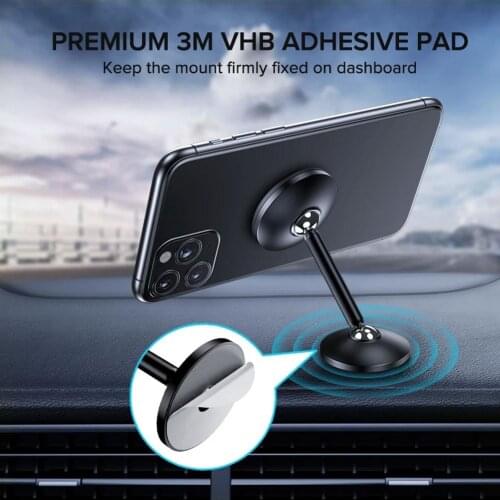 New Magnetic Car Phone Holder Car Air Vent Phone Mount Universal Phone Stand Dashboard 60 Degree Rotation Mobile Phone Stand