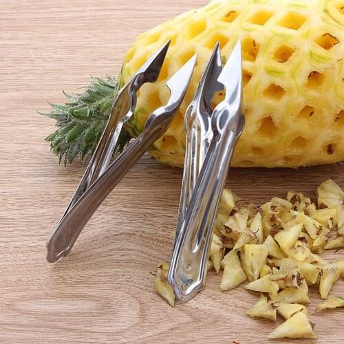 1Pc Cheaper Pineapple Eye Peeler Convenient Tools Stainless Steel Cutter Practical Seed Remover Clip Home Kitchen Accessories