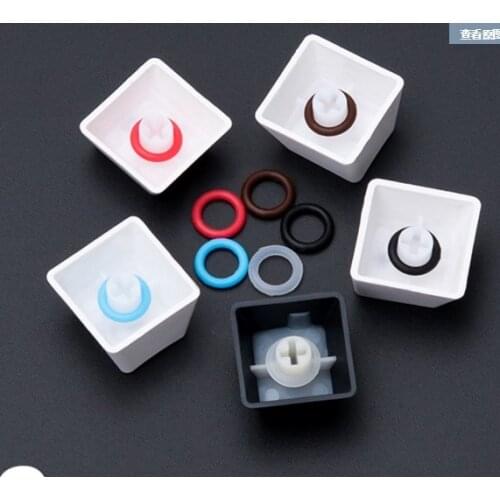 Switch Keycap O-Ring Sound Dampeners For Mechanical Keyboard Keys 120pcs/lot Key Cap Rubber O-Ring Switch Buffer