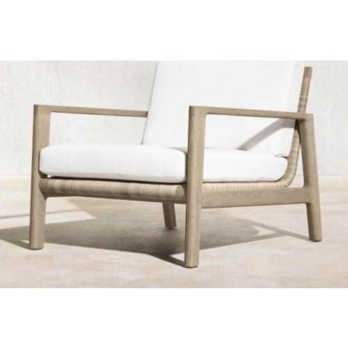 Weather Teak outdoor furniture wooden lounge chair