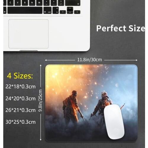 Battlefield 1 Mouse Pad DIY Print Cushion Video Game Fanatics Online Gaming Gg Good Game World War Soldiers