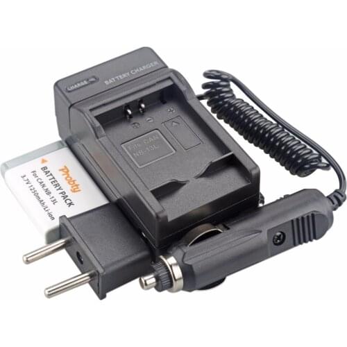 Probty 1pcs NB-13L NB13L NB 13L Rechargeable Battery +Charger For Canon G7X G9X G5X G7X Mark II G9X Mark II SX620 HS SX720 HS