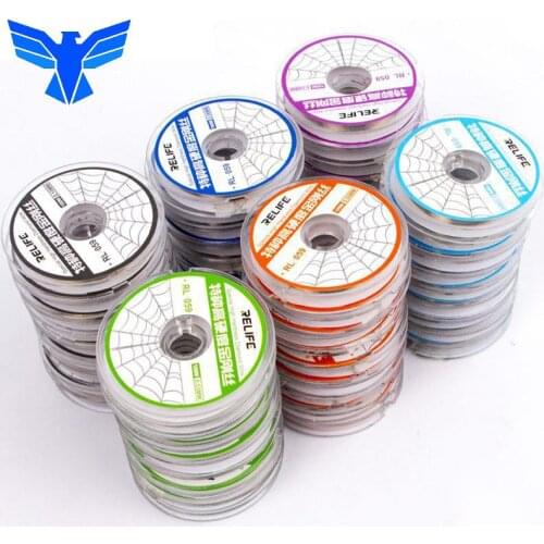 Relife 100m Alloy Steel Molybdenum Wire 0.03mm 0.04 0.05 0.06 0.08 0.1 Cutting Wire For Lcd Display Screen Separator Repair Tool