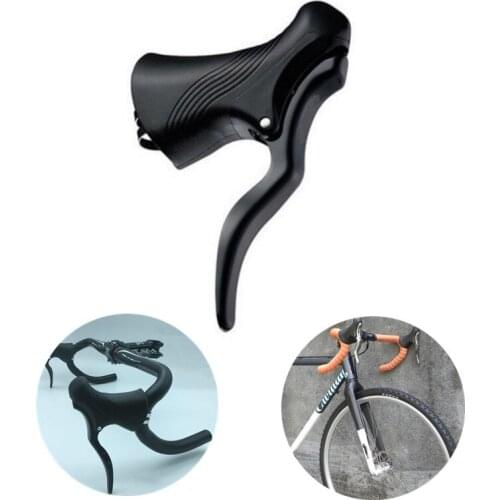 1 pair Road Bike Bend Handle Aluminum Alloy Sports Car Brake Handle Bicycle Accessories 4Color Comfortable