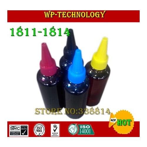 [4color Dyebased]Compatible replacement ink specialized suit for Epson T1811 - T1814 cartridge,High quality