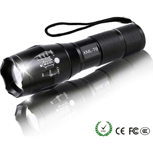 XML T6 Led Flashlight Q5 Mini Torch Lanterna Tactical Flashlight Zoomable Waterproof Protable Outdoor Camping Bike Light