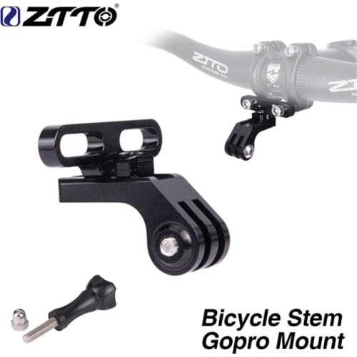 Bicycle stem camera holder for gopro sjcam yi lite sports riding camera CNC ultralight alloy catye bracket