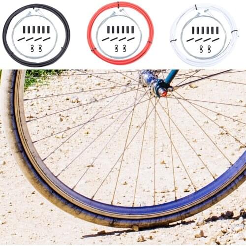 Bike Bicycle Front Rear Inner Outer Wire Brake Shifter Gear Derailleur Hose Housing cable Kit MTB Road bike bicycle