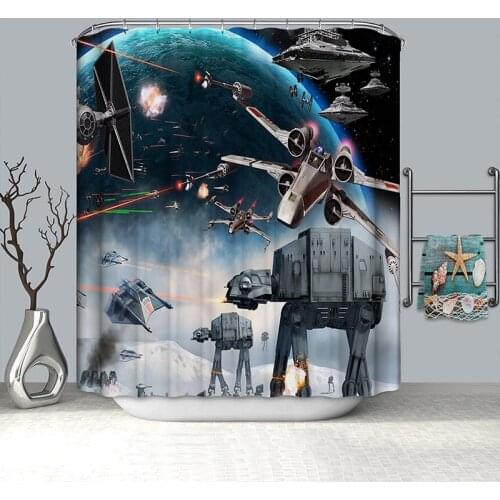 Waterproof shower curtain hooks douchegordijn 3d curtain shower wc tapis de douche