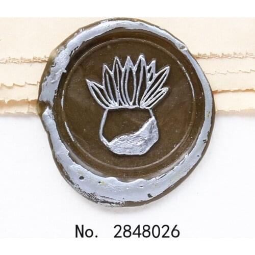 Plant stamp,Party Wax Seal Stamp Kit invitation seals,gift envelop packing seal,Seal Stamp,Flower stamp,Green plants stamp