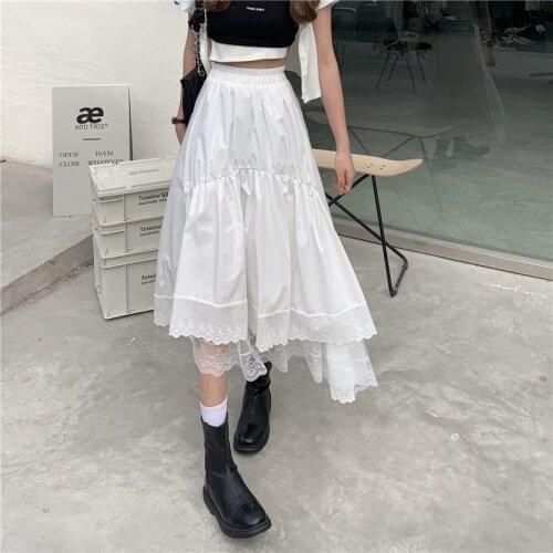 Cheap wholesale 2021 spring summer autumn new fashion casual sexy women Skirt woman female OL mid length skirt long skirt Fy9236