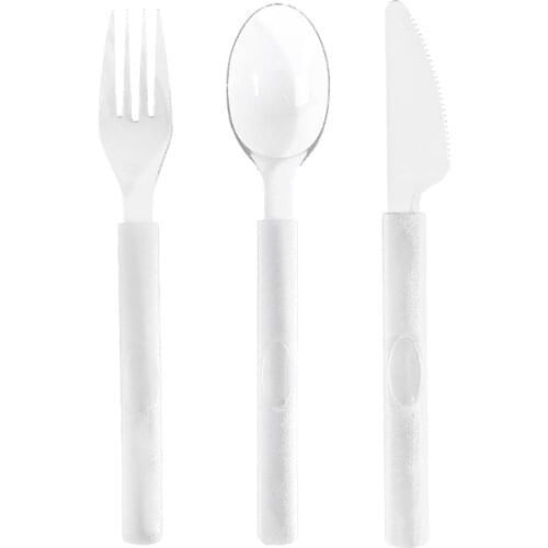 100x Disposable Clear Plastic Serving Utensils Durable Washable for Weddings
