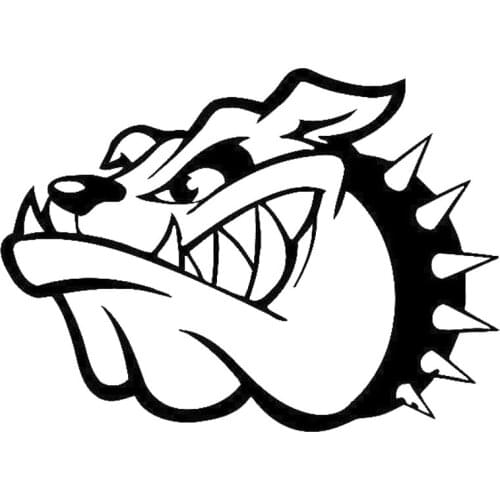 15.9cm*11.7cm Wicked Dog Animal Car-Styling Vinyl Stickers Black/Silver N852