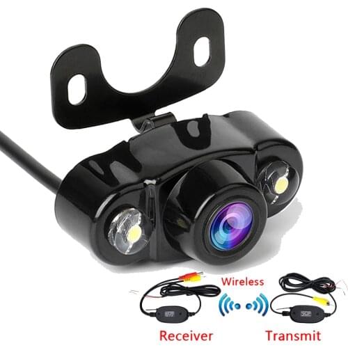 2.4 Ghz Wireless Rear View Camera RCA Video Transmitter & Receiver Kit for Car Rearview Monitor FM Transmitter & Receiver