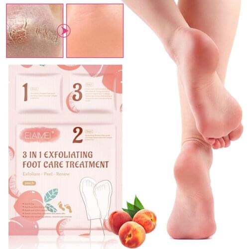 3-in-1 Moisturizing Foot Pack Exfoliating Calluses Foot Patch Foot Mask Care Chapped Moisturizing Cleansing Help Foot Care