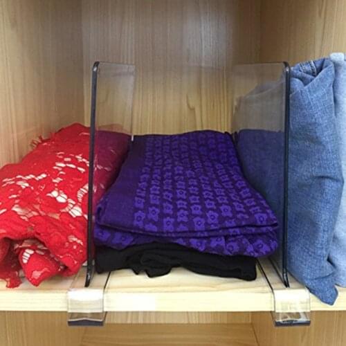 30x3x20cm Transparent Acrylic Partition Desktop Separator Panel Space Separation Board Privacy Divider Home Office Storage