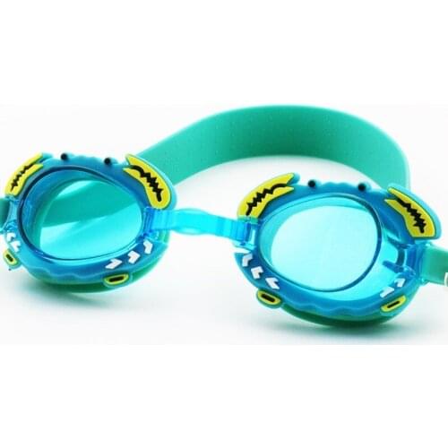 Childrens Cartoon Goggles Plain Waterproof Anti-Fog Diving Mask Silicone Swimming Glasses Cross-Border for Boxed Zt4700
