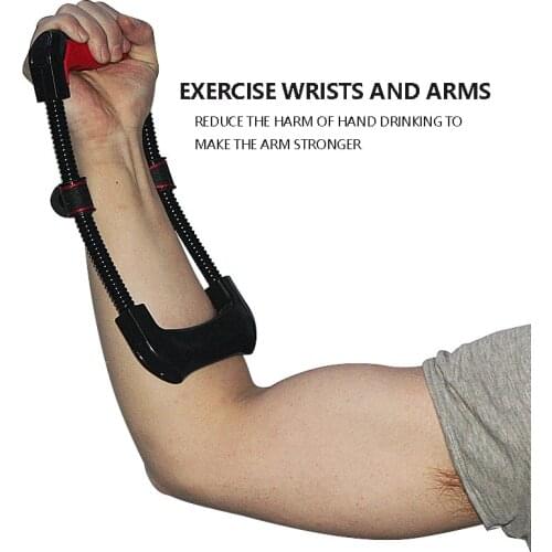 Home Gym Fitness Quipment Hand Muscle Grip Arm Trainer Adjustable Forearm Hand Wrist Exercises Force Trainer Power Strengthener