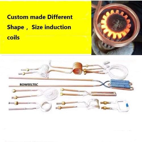 Different shape induction coils suitable for induction heating melting machine induction coils only