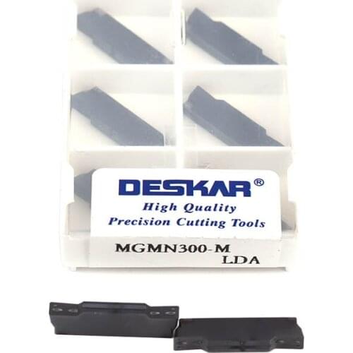 MGMN150-G 200-G 250-G LDA Carbide Grooving Inserts MGMN300-M 400-M 500-M LDA CNC Lathe Tools Slotted Blades For Stainless Steel