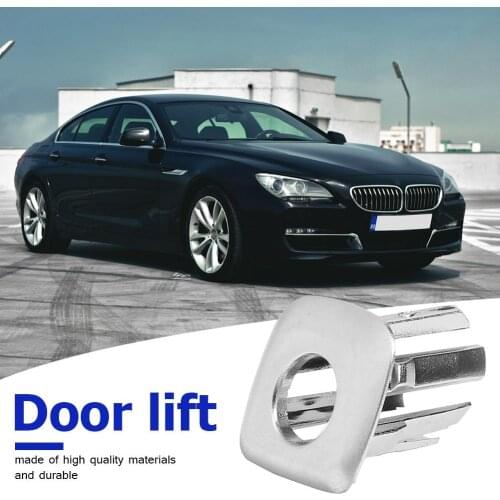 Door Pin Guide Trim Panel Locking Knob Button Cover 51417271381 for F10 F11 F18 Durable Door Lifting Ring Electroplating Money