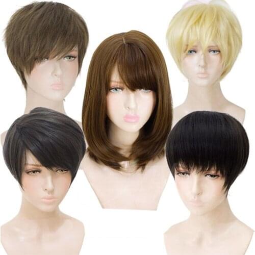 Game Love and Producer Cosplay Wig Gavin Kiro Cosplay Wig Synthetic wig Cosplay Hair Party Halloween Anime Cosplay Accessories