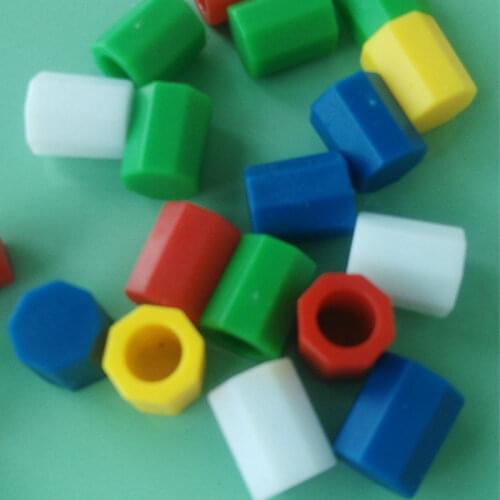 50Pcs/set Board Game Accessories Plastic Game Chess Board Game Puerto Rico Hexagonal Plastic Chess Pieces