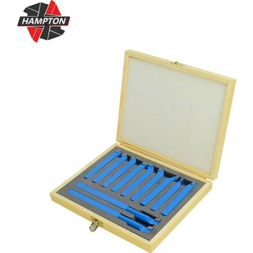 Turning Milling Welding Bit 11pcs Carbide Tip Cutting Turning Boring Bit 12mm Shank Metal Lathe Tool Set Lathe Cutter Tools