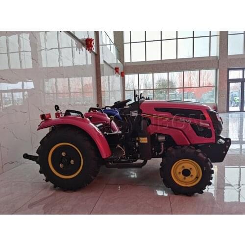 Tractor 50HP Warm House Orchard Garden Farm Hydraulic Tractor Agricultural Machinery Rainbow Colors SY504G