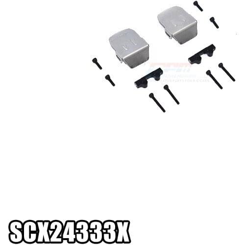 Universal bottom baffle for front and rear gearbox for AXIAL-1/24 4WD SCX24