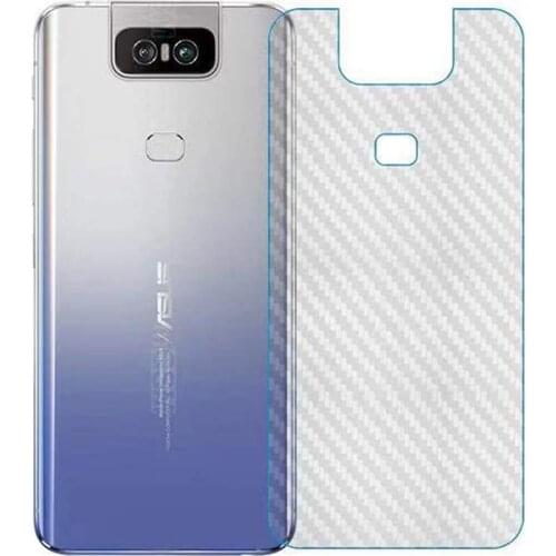 For Asus Zenfone 6 zs630kl Back Screen Protector 3D Carbon Ultra Thin Protective Film-2 pack