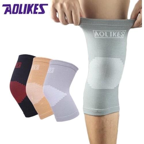 1PCS Elastic Nylon Knee Pad For Fitness Cycling Volleyball Basketball Kneepad Sports Knee Support Brace mtb bike kneecap Sleeve